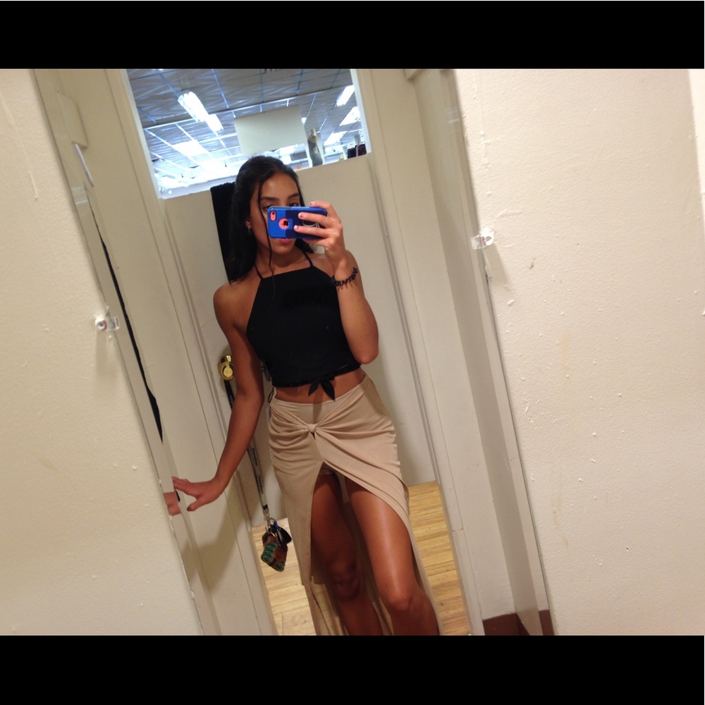 Skirt with shorts underneath